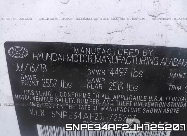 5NPE34AF2JH725207 фото 10