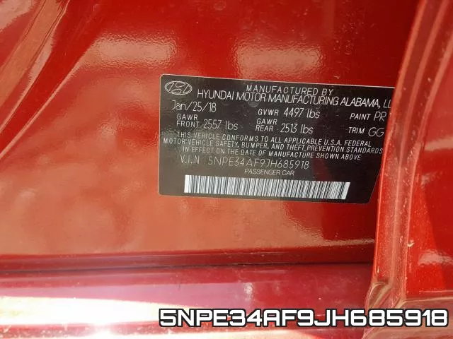 5NPE34AF9JH685918 фото 2