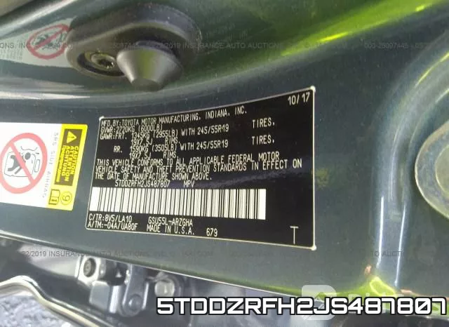 5TDDZRFH2JS487807 фото 10