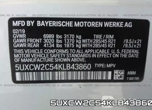 5UXCW2C54KLB43860 фото 10