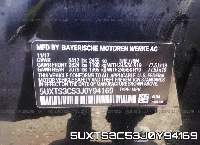 5UXTS3C53J0Y94169 фото 10