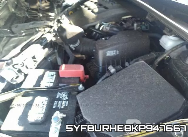 5YFBURHE8KP947667 фото 2