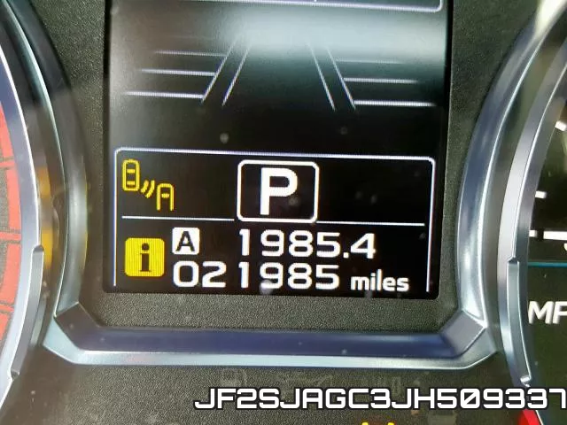 JF2SJAGC3JH509337 фото 8