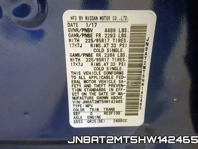 JN8AT2MT5HW142465 фото 2