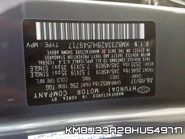 KM8J33A28HU549717 фото 2