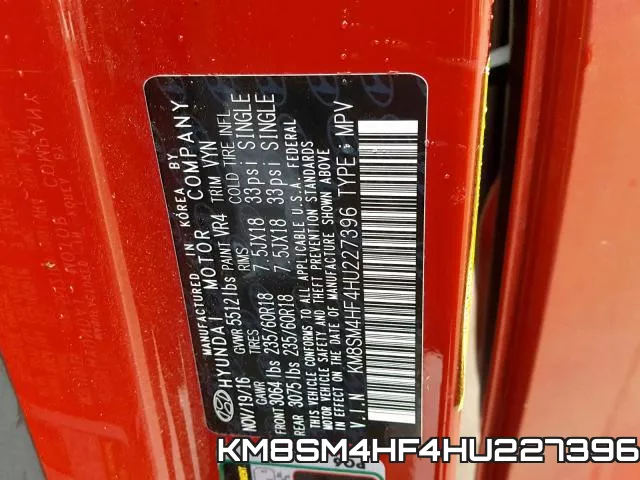 KM8SM4HF4HU227396 фото 2