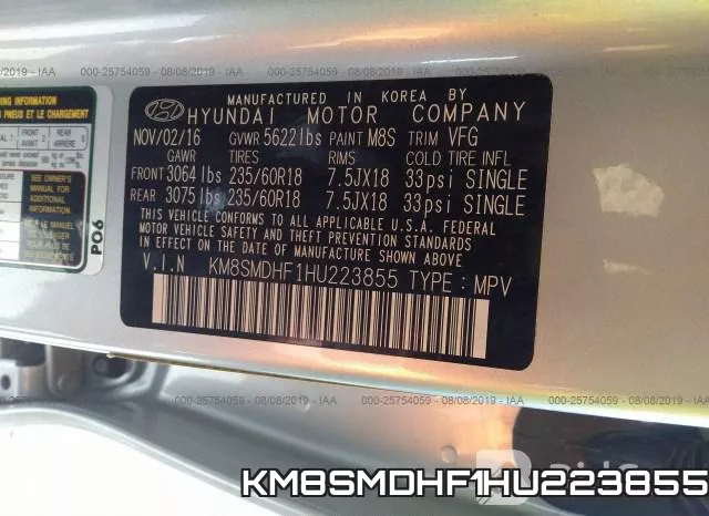 KM8SMDHF1HU223855 фото 10