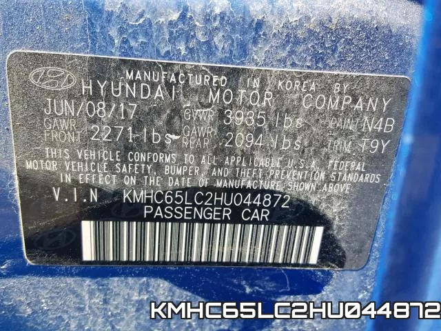 KMHC65LC2HU044872 фото 2