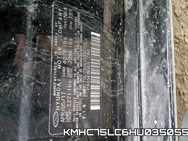KMHC75LC6HU035055 фото 2