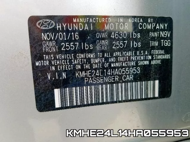 KMHE24L14HA055953 фото 2