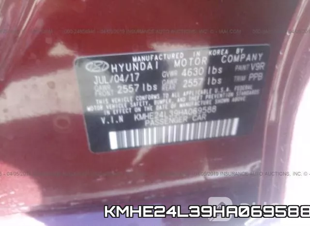 KMHE24L39HA069588 фото 10