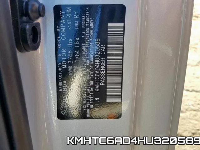 KMHTC6AD4HU320589 фото 2