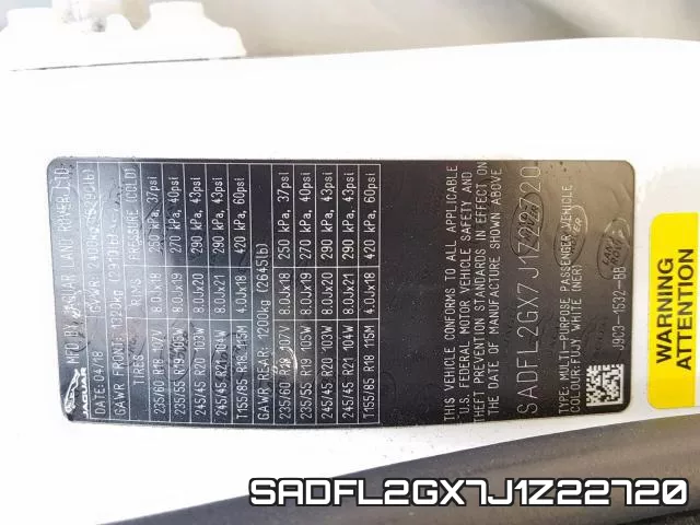 SADFL2GX7J1Z22720 фото 2