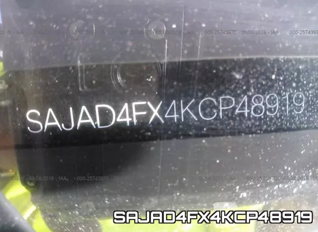 SAJAD4FX4KCP48919 фото 9