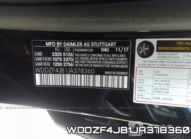 WDDZF4JB1JA378360 фото 10
