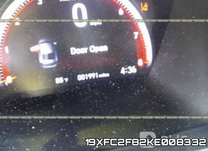 19XFC2F82KE008332 фото 8