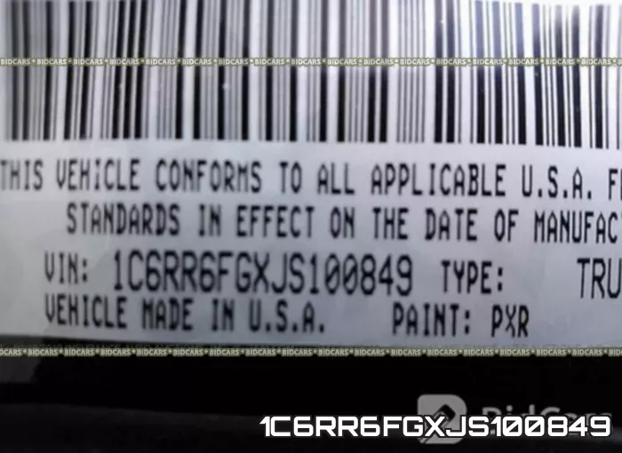 1C6RR6FGXJS100849 фото 10