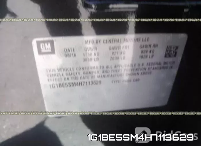 1G1BE5SM4H7113629 фото 10