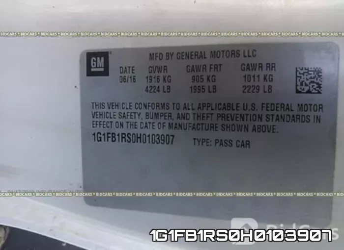1G1FB1RS0H0103907 фото 10