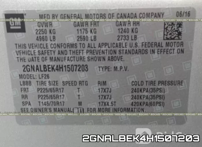2GNALBEK4H1507203 фото 10