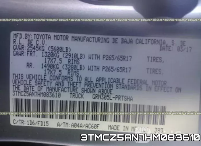 3TMCZ5AN7HM083610 фото 10