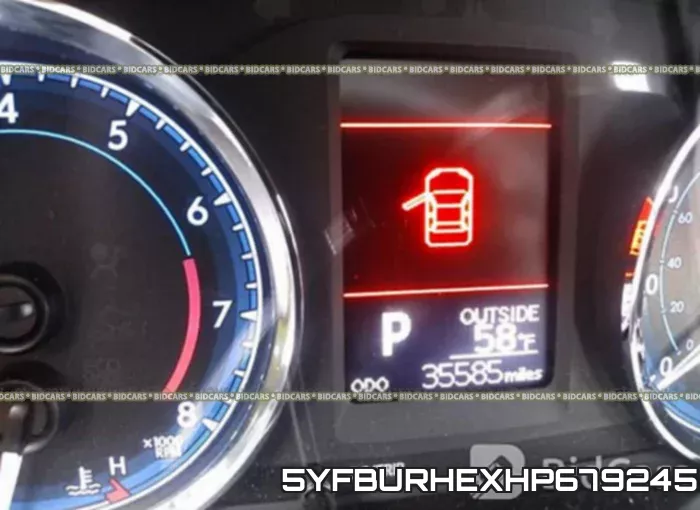 5YFBURHEXHP679245 фото 8