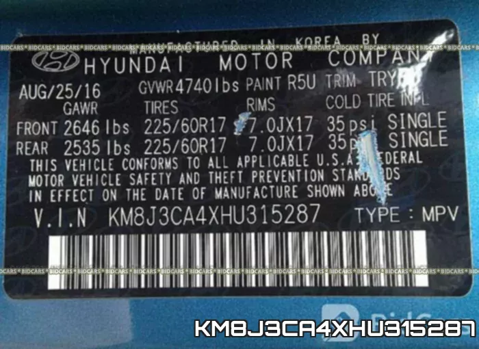 KM8J3CA4XHU315287 фото 10