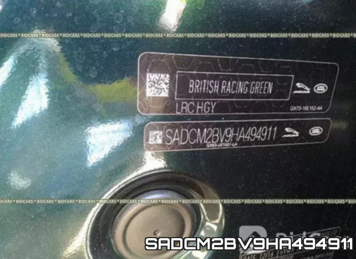 SADCM2BV9HA494911 фото 10