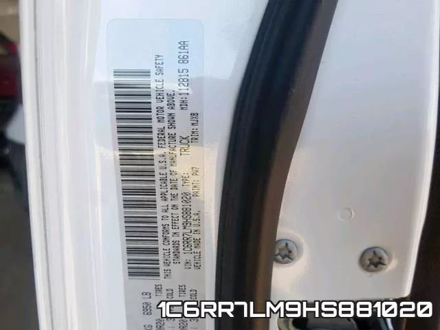1C6RR7LM9HS881020 фото 2
