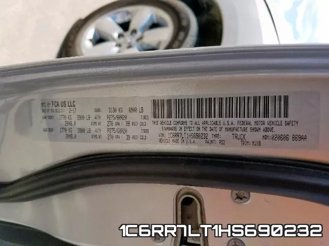 1C6RR7LT1HS690232 фото 2