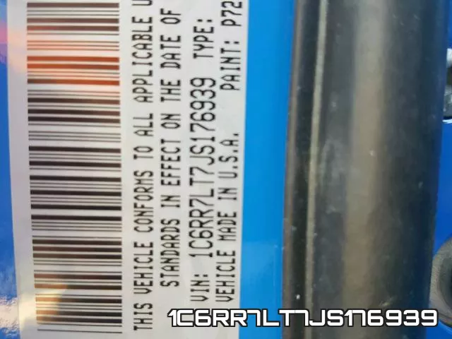 1C6RR7LT7JS176939 фото 2