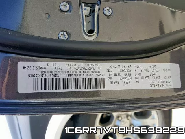 1C6RR7VT9HS638229 фото 2