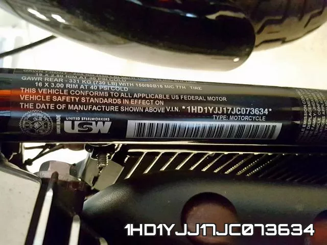 1HD1YJJ17JC073634 фото 2