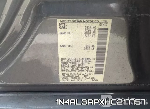 1N4AL3APXHC217757 фото 10