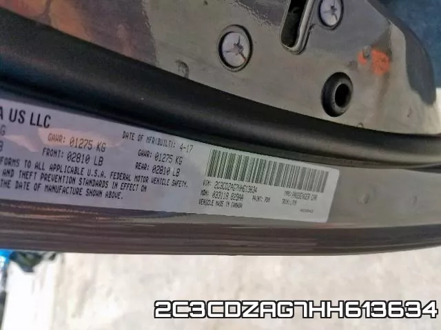 2C3CDZAG7HH613634 фото 2