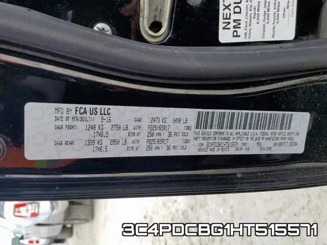 3C4PDCBG1HT515571 фото 2