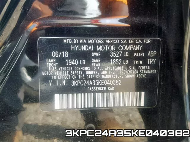 3KPC24A35KE040382 фото 2