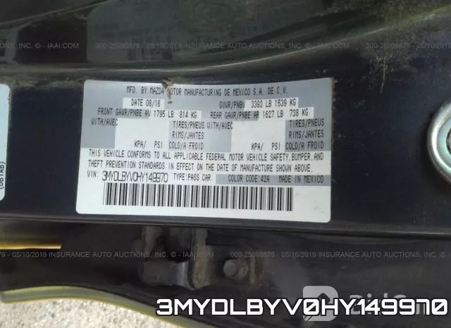 3MYDLBYV0HY149970 фото 10