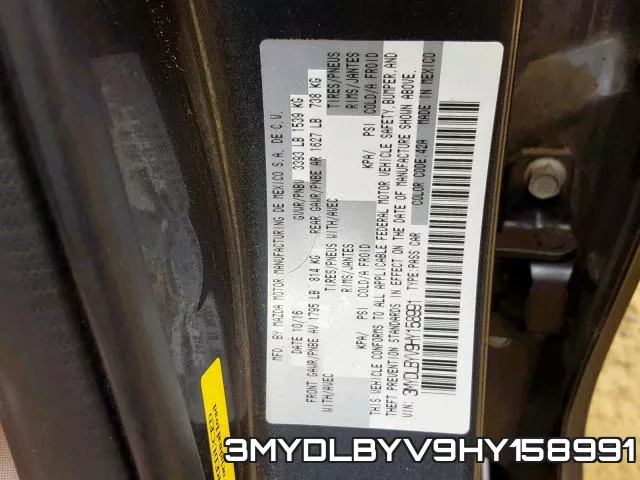 3MYDLBYV9HY158991 фото 2