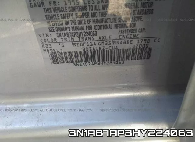 3N1AB7AP3HY224063 фото 10