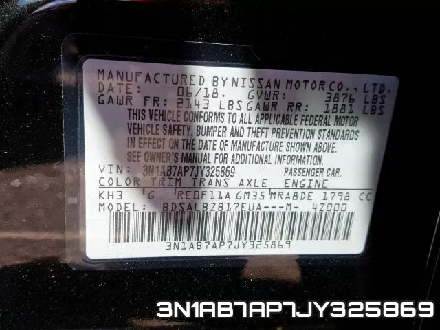 3N1AB7AP7JY325869 фото 2