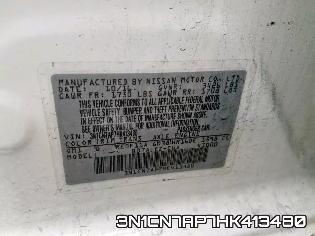 3N1CN7AP7HK413480 фото 2
