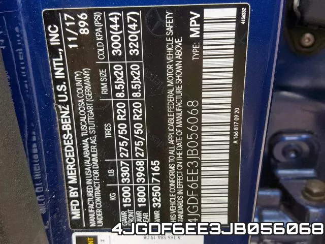 4JGDF6EE3JB056068 фото 2