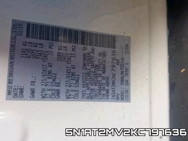 5N1AT2MV2KC797636 фото 2