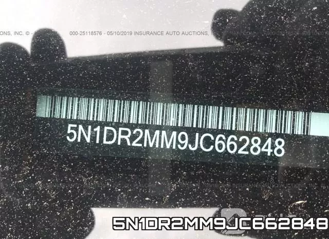 5N1DR2MM9JC662848 фото 10