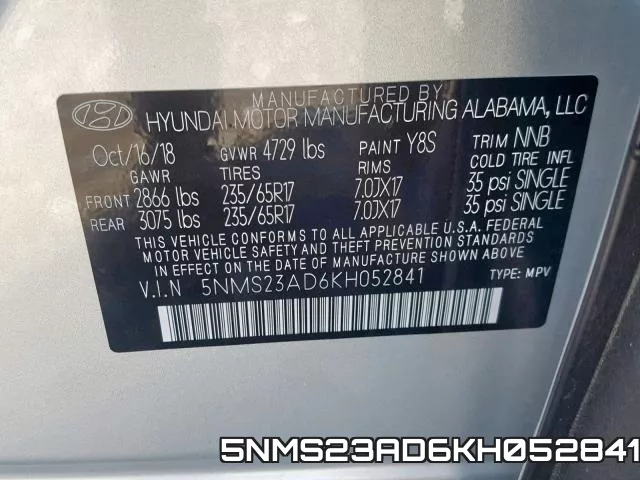 5NMS23AD6KH052841 фото 2