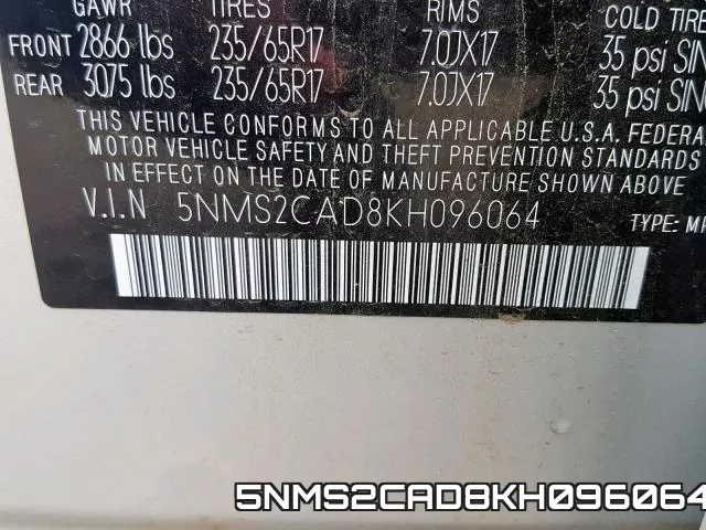 5NMS2CAD8KH096064 фото 2