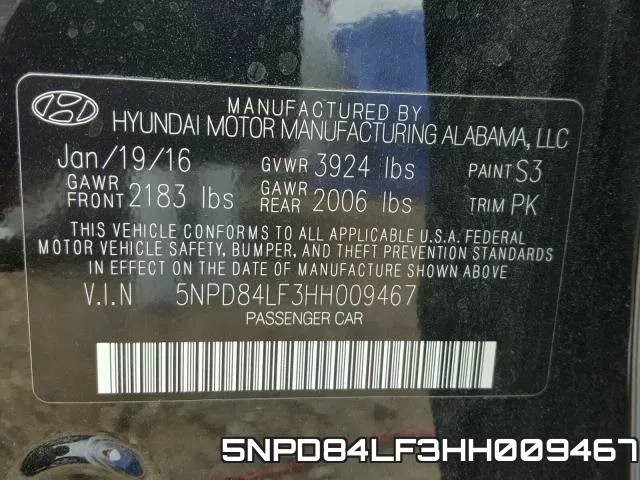 5NPD84LF3HH009467 фото 2