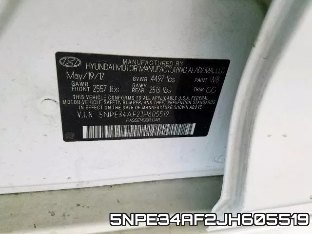 5NPE34AF2JH605519 фото 2