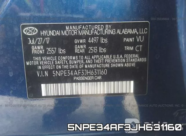 5NPE34AF3JH631160 фото 10